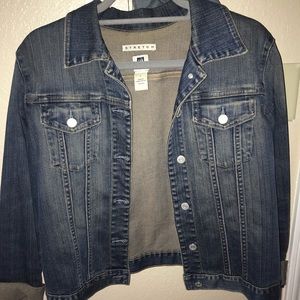 Large Gap Dark wash Jean Jacket